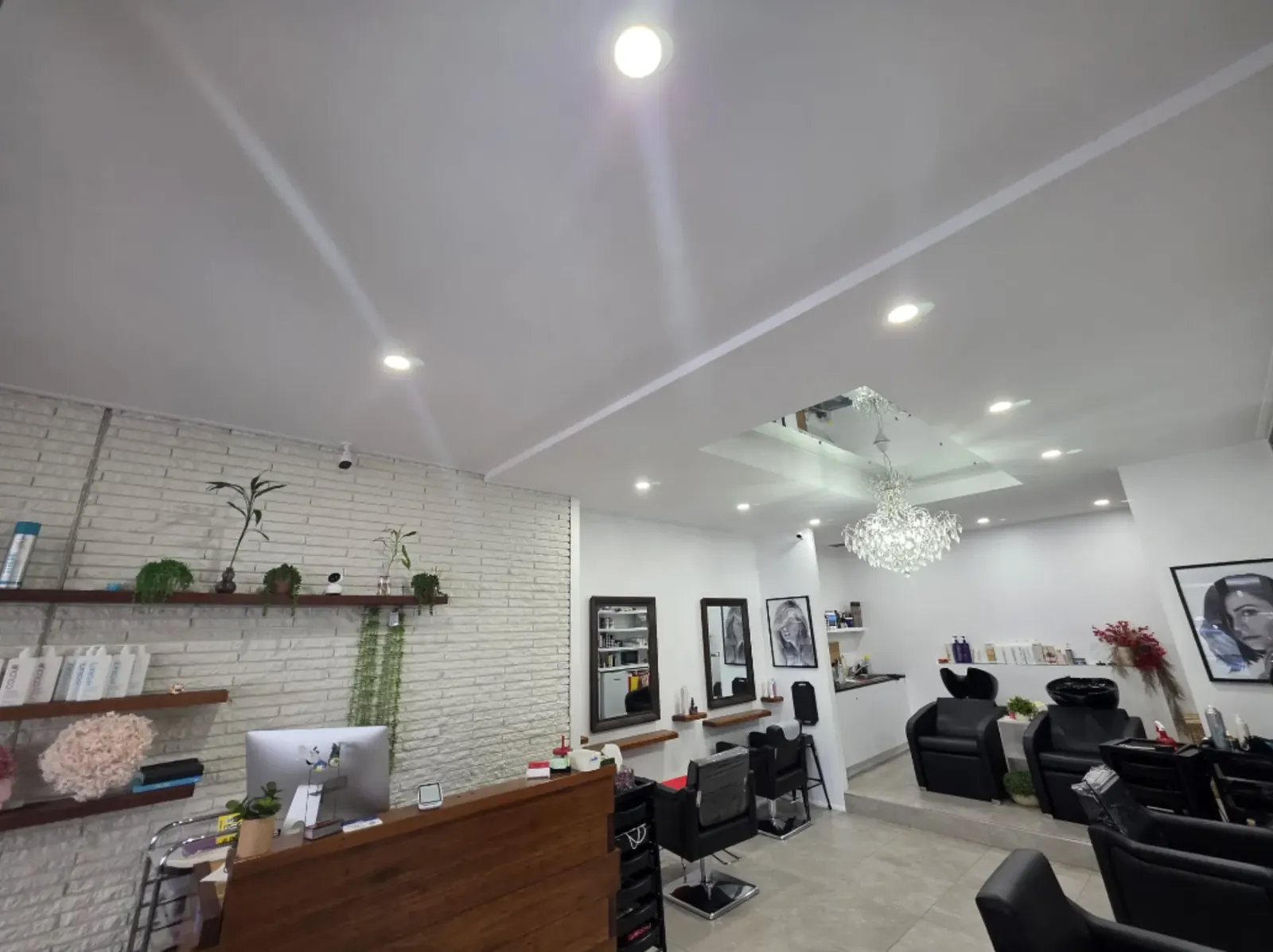 Sheen Hair Salon interior in Cairns City